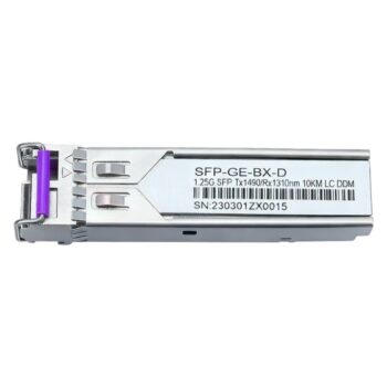 1000BASE-BX-D 10km TX1490nm/RX1310nm Simplex LC/UPC BiDi SFP Optical Transceiver Module