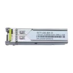 1000BASE-BX-D 10km TX1550nm/RX1310nm Simplex LC/UPC BiDi SFP Optical Transceiver Module
