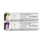 1000BASE-BX-U 80km TX1490nm/RX1550nm Simplex LC/UPC BiDi SFP Optical Transceiver Module