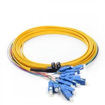 12 Fibers Singlemode SC/UPC Ribbon Fanout Fiber Optic Pigtail
