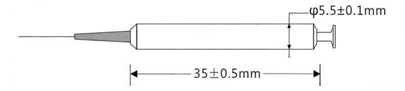 1550nm Polarization Maintaining Faraday Rotator Mirror Dimension Figure
