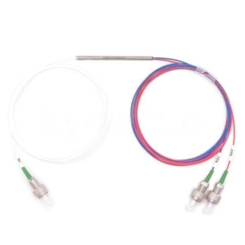 1x2 1310 & 1550nm Dual Window Singlemode FBT Coupler Splitter With Steel Tube