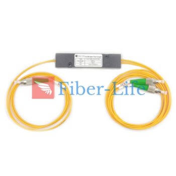 1x2 1550nm Single Window Singlemode FBT Coupler Splitter With ABS Box