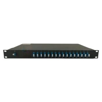 Customized 1xN, 2xN SingleMode PLC Splitter, 1U 19″ Rack Mount