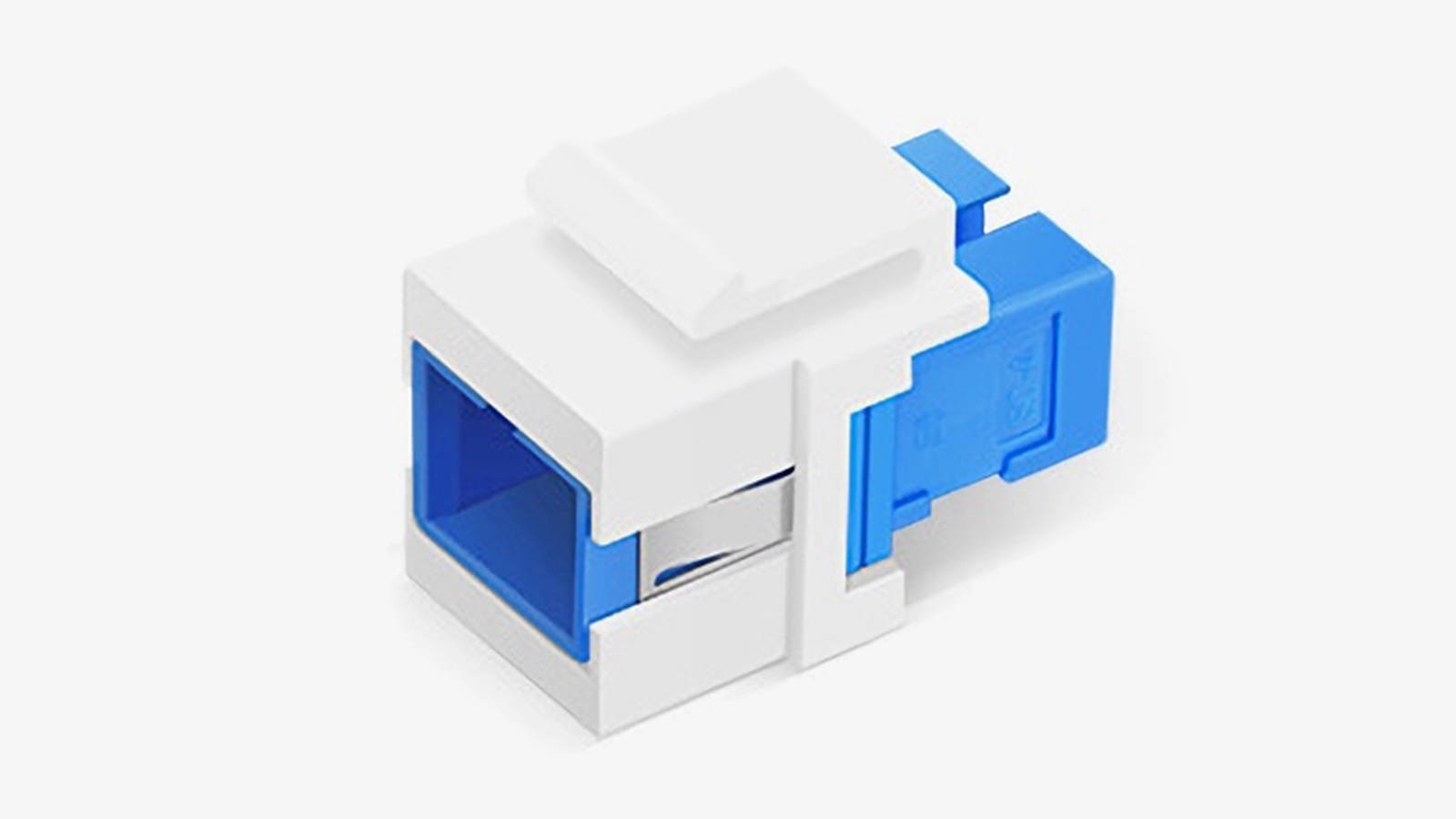 Customized SC to SC Simplex Singlemode/Multimode Fiber Keystone Jack-1