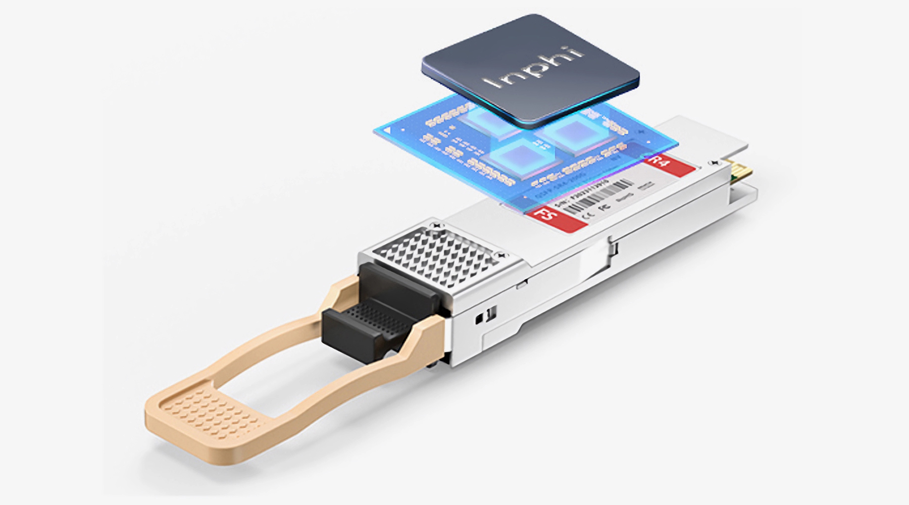 QSFP56 200GBASE-SR4 850nm 100m DOM MPO-12/UPC MMF Optical Transceiver Module-7