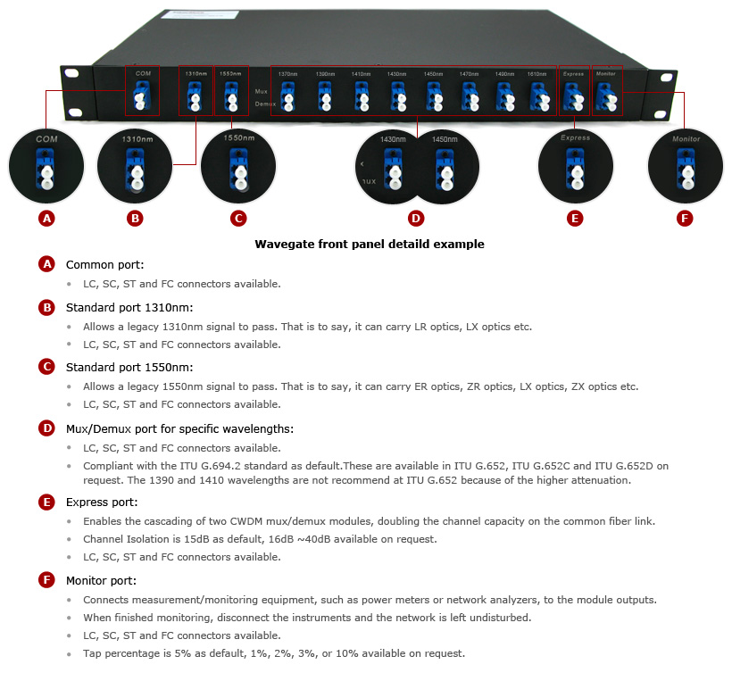 Customized Dual Fiber CWDM Mux Demux-2