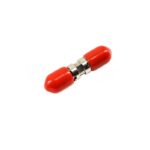 DIN to DIN Hybird Singlemode/Multimode Simplex Metal Fiber Optic Adapter
