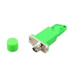 E2000-APC-Female-To-FC-APC-Female-Simplex-Singlemode-Hybrid-Fiber-Optic-Adapter-With-Flange.jpg