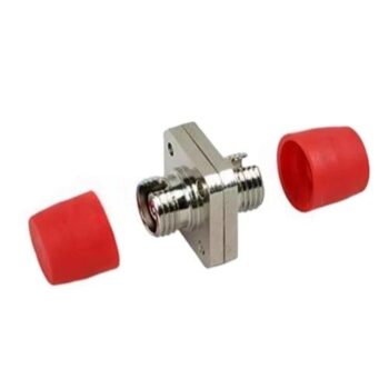 FC/UPC To FC/UPC Simplex Singlemode/Multimode Square Solid Type Two Pieces Metal Fiber Optic Adapter With Flange