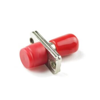 FC/UPC Female to ST/UPC Female Hybrid Simplex Single Mode/Multimode Metal Fiber Optic Adapter/Coupler with Flange