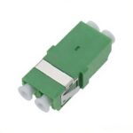 LC/APC Female to LC/APC Female Duplex Singlemode Plastic Fiber Optic Adapter/Coupler without Flange