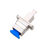 LC/UPC Female To SC/UPC Female Hybrid Simplex Singlemode/Multimode Metal Fiber Optic Adapter With Flange