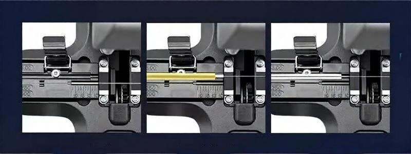 ME-2030 One Step Fiber Cleaver Three-in-one clamp