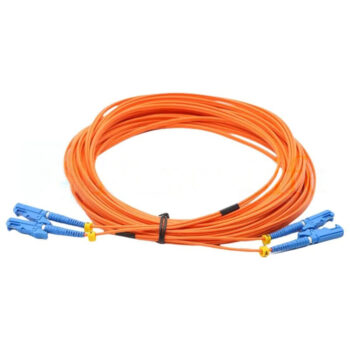 Customized OM1 Multimode Duplex E2000(LSH) Fiber Optic Patch Cable