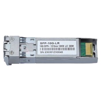 SFP+ 10GBASE-LR 1310nm 10km DOM Duplex LC/UPC SMF Optical Transceiver Module, Cisco SFP-10G-LR Compatible