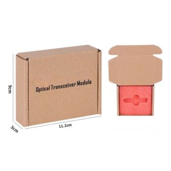 SFP/SFP+ Packaging Carton With Protective Foam For Single SFP/SFP+ Transceiver