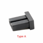 SFP XFP SFP+ Rubber Dust Caps, Suitable For Duplex LC SFP XFP SFP+ CFP Optical Module, 100 pcs/pack