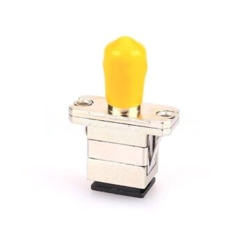 ST/UPC Female To SC/UPC Female Hybrid Simplex Singlemode/Multimode Metal Fiber Optic Adapter With Flange