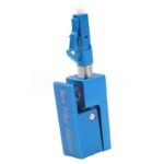 Square LC/UPC Simplex Singlemode Bare Fiber Optic Adapter/Coupler