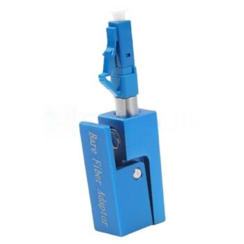 Square LC/UPC Simplex Singlemode Bare Fiber Optic Adapter/Coupler